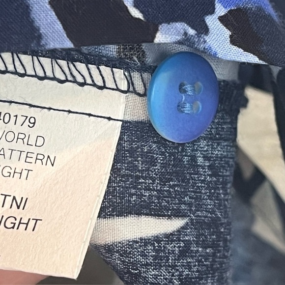 Jams World Starry Night Sz S Hawaiian Shirt Like New Vacation Cruise Rayon - Picture 8 of 16